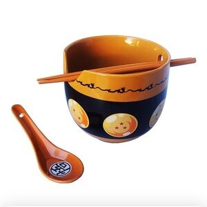 🆕 Culture Fly Dragon Ball Z Ramen Bowl Bundle Set Ramen Bowl Spoon and Chopstick